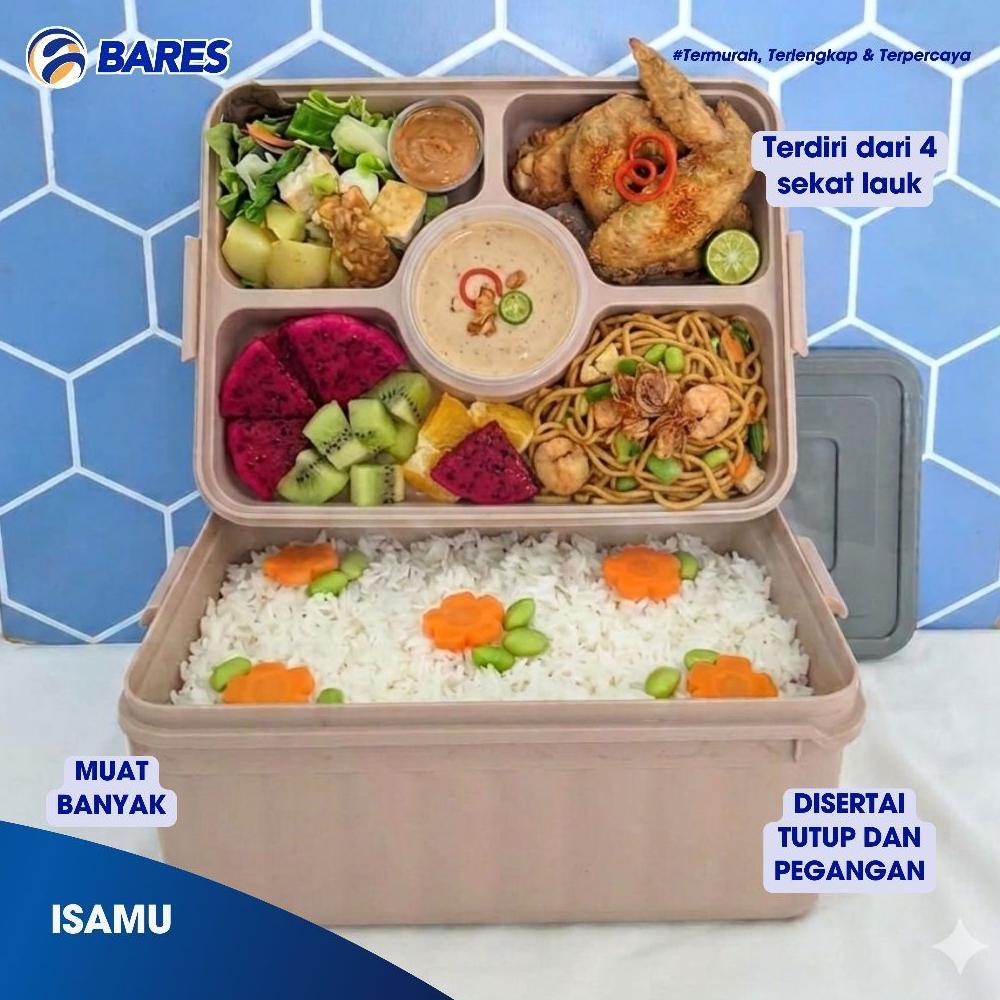 Cuci Gudang Rantang Plastik 2 Susun Isamu Cosmo / Rantang Hajatan Murah / Rantang Plastik Serbaguna 