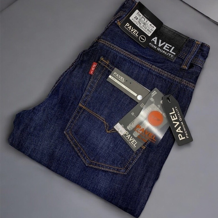 CELANA JEANS PANJANG PAVEL PREMIUM REGULER PRIA SIZE 28-34