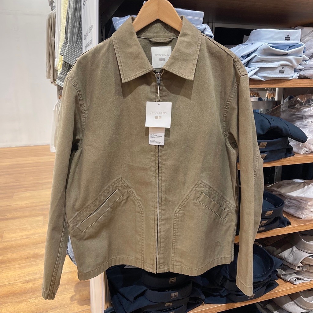 Jacket Uniqlo Man BLOUSON RITSLETING 34 Brown