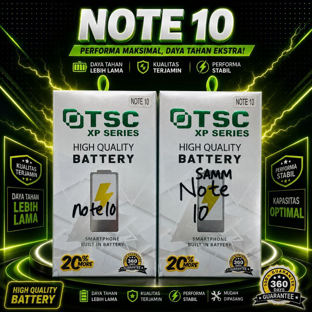 TSC - BATTERY BATERAI BATRE Samsung Note 10 / Samsung N970 (SM-N970F SM-N970U) / EB-BN970ABU XP SERI