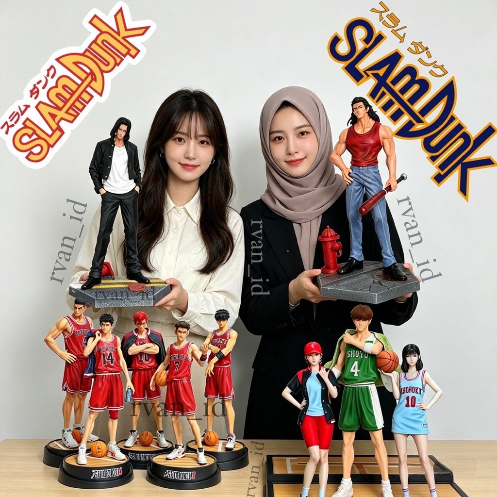Action Figure Slam Dunk - Figure Anime Slam Dunk - Hiasan Pajangan Statue - Koleksi Statue