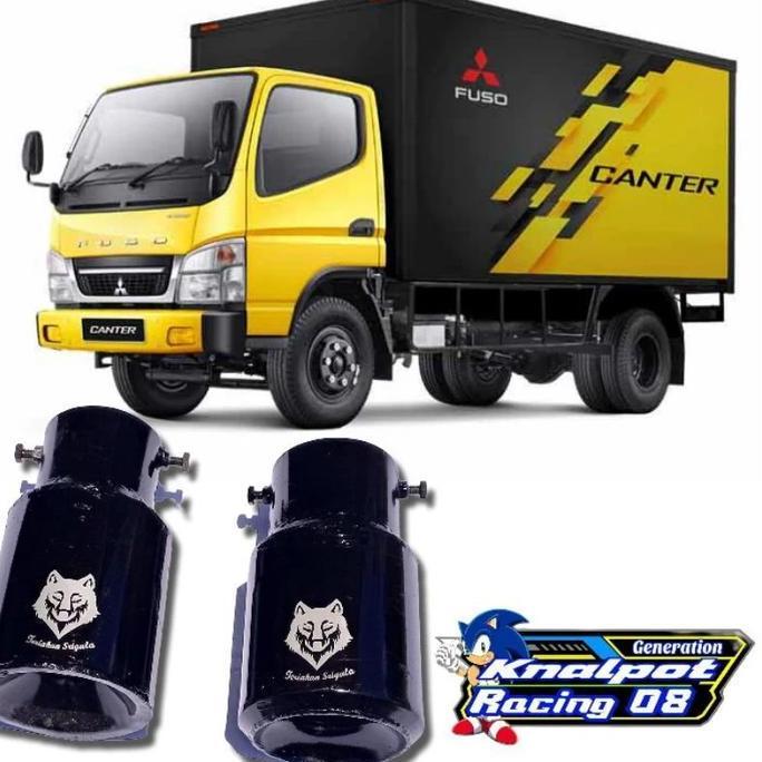 Knalpot Serigala Srigala Model Baud Mobil Truk Canter Engkel L300 Elf Turbo  NMR NLR Ragasa Traga Um