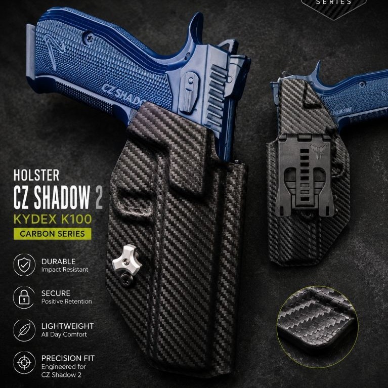 Kydex Holster CZ 2 Shadow Knob Sekrup Set OWB CZ Shadow 2 Carbon