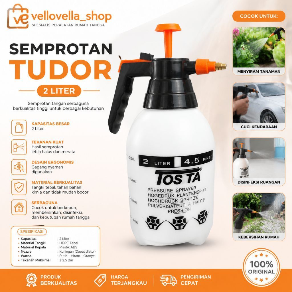 Semprotan tanaman 2 Liter Semprotan tudor / Semprotan burung semprotan pressure sprayer 2 L