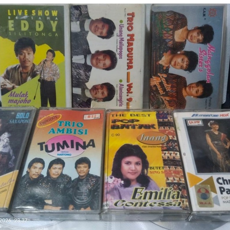 kaset pita lagu2 pop batak >cek