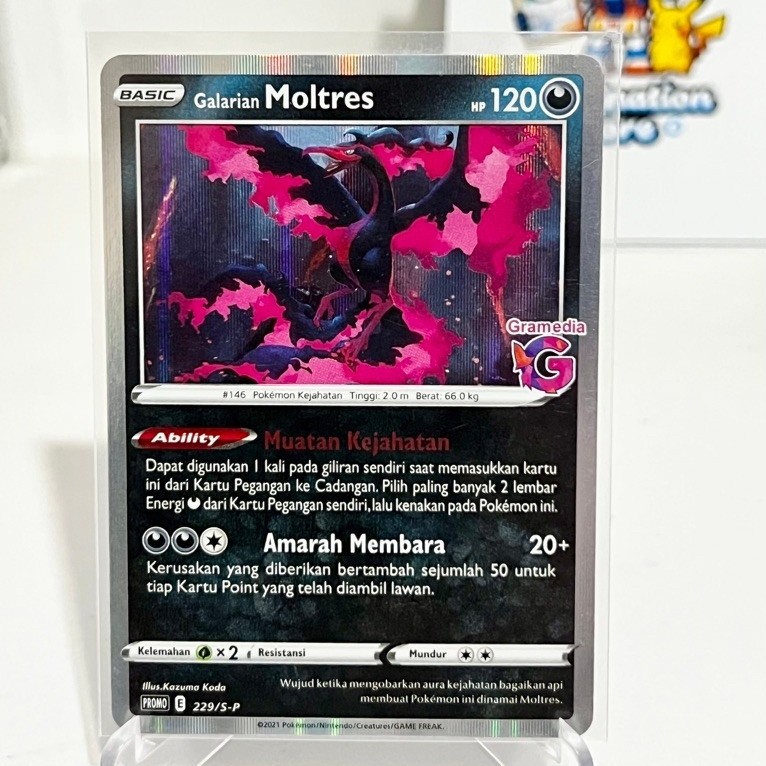 Pokemon TCG Indonesia - Galarian Moltres Gramedia
