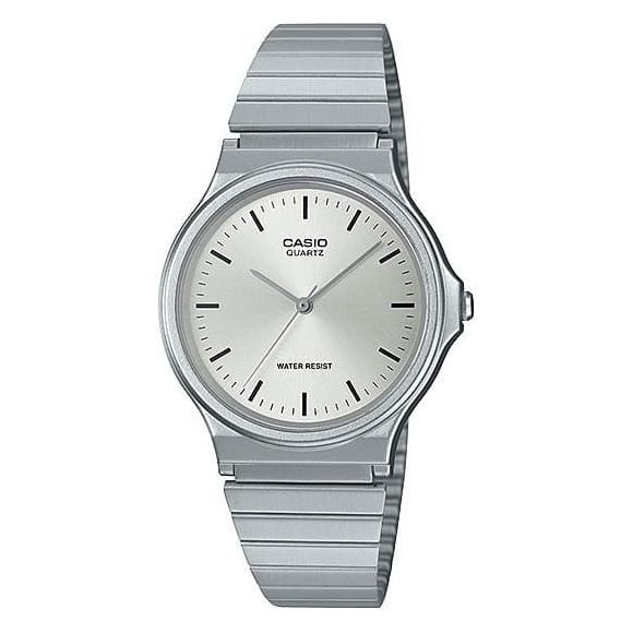 Casio General MQ-24D-7E / MQ24D-7E Jam Tangan Analog Rantai Stainless Steel Silver