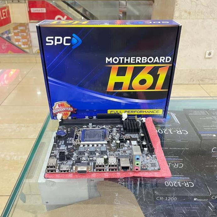 MOTHERBOARD SPC H61 LGA 1155 TERBAIK