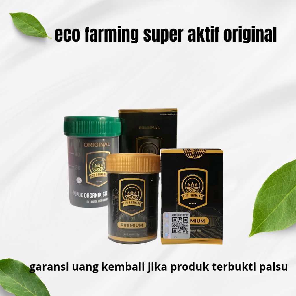 ECO FARMING ORIGINAL - PUPUK ORGANIK SUPER AKTIF - PUPUK TANAMAN - PUPUK SAWIT