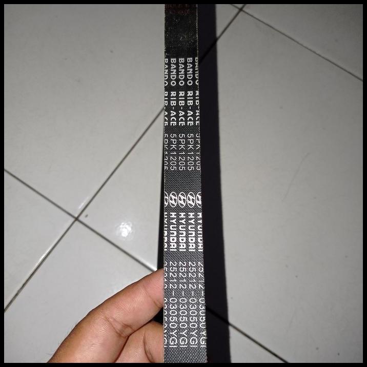 DISKON VAN BELT HYUNDAI GRAND I10 ASLI HMI 5PK 1205 