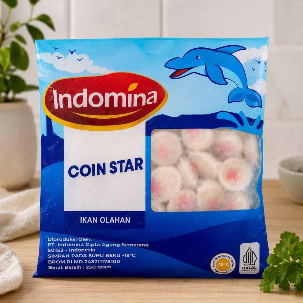 Indomina Coin Star 500g Frozen