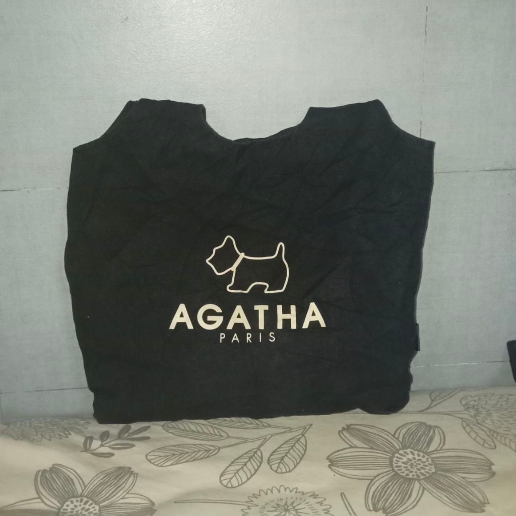 Tote bag brand Agatha Paris hitam