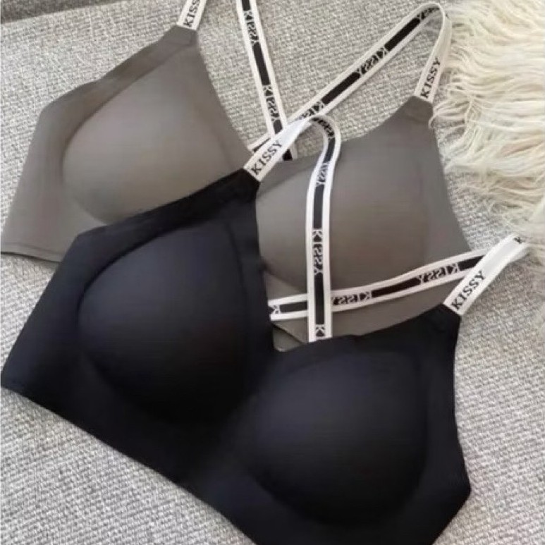 Kissy Bra Sport / Wanita Pakaian Dalam Set / Sport Bra / Bra Tanpa Kawat KISSY BRA TANPA KAWAT BRA R