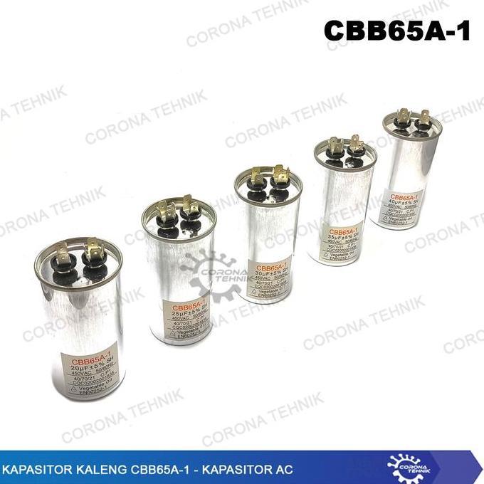 KAPASITOR KALENG CBB65A-1 - KAPASITOR AC DISKON