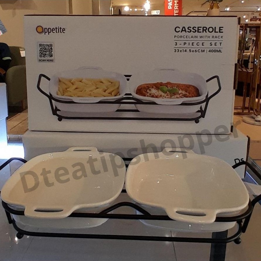 Informa Casserole Set Microwave Safe Porcelain