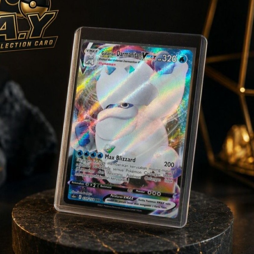 Kartu Pokemon ID Galarian Darmanitan VMAX - Koleksi Vmax Set a Sc3a 039/159 RRR