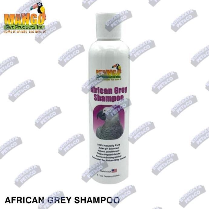TERBARU - Mango Pet African Grey Shampoo Shampo mandi burung African Grey