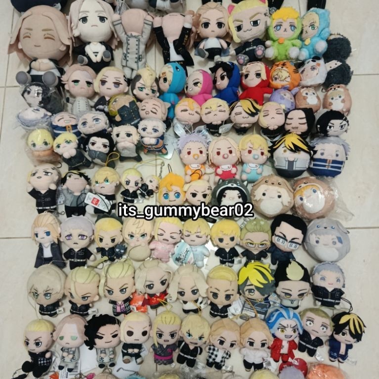 TOKYO REVENGER TOKREV Sega exhibition Plush Boneka Cipuy mikey cifuyu mitsuya baji draken Sano manji