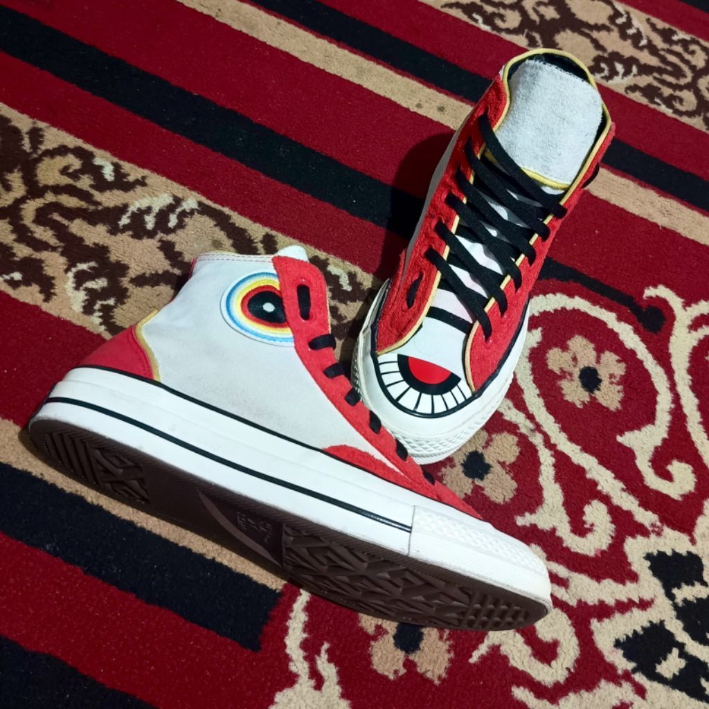 SALE 40-41 CONVERSE CT SPECIAL CNY LION DANCING BARONGSAI SHERPA SUEDE-*(CHINESE NEW YEAR) RARE