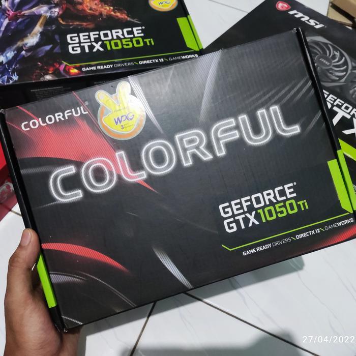 Dus Box Vga Colorful GTX 1050 ti 1050ti Original