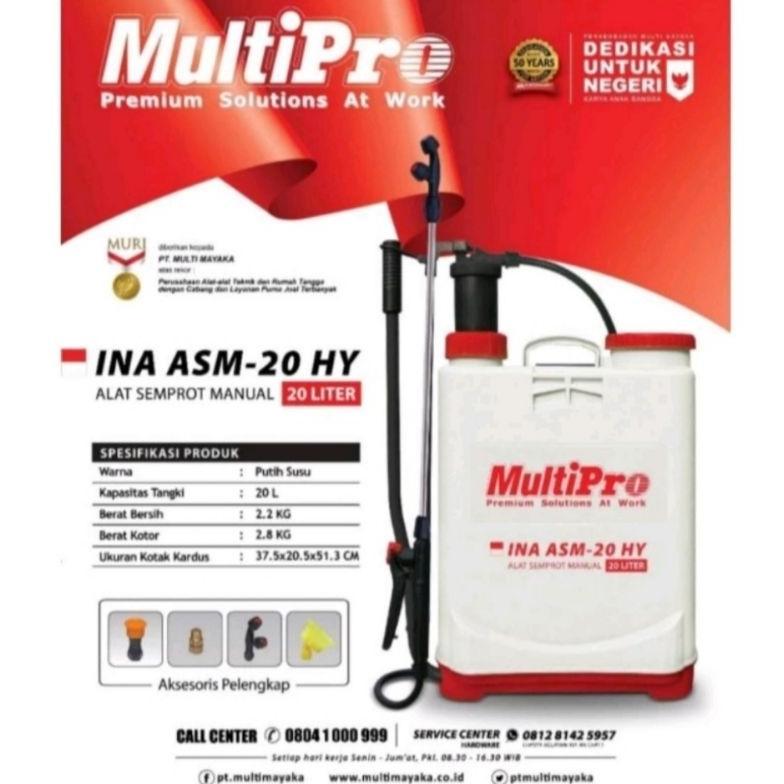 Pompa sprayer semprotan hama manual 20L Multipro