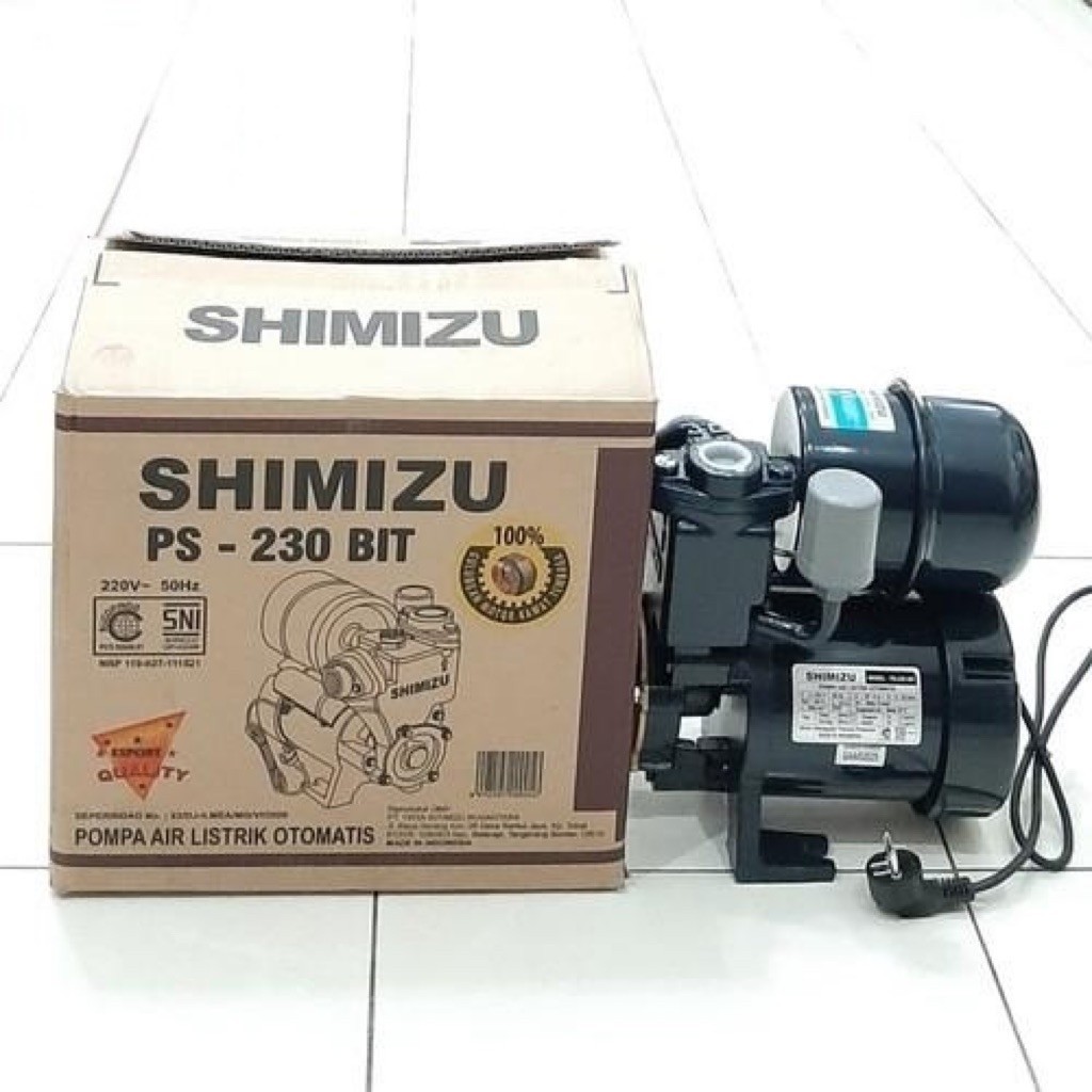 Pompa Air Listrik Otomatis Shimizu PS-230 Bit 220V 50Hz