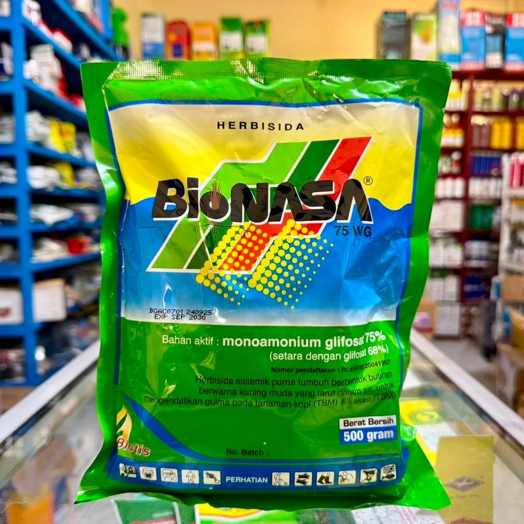 Herbisida Sistemik BIONASA 75WG Kemasan 500Gram - Bionasa Bubuk