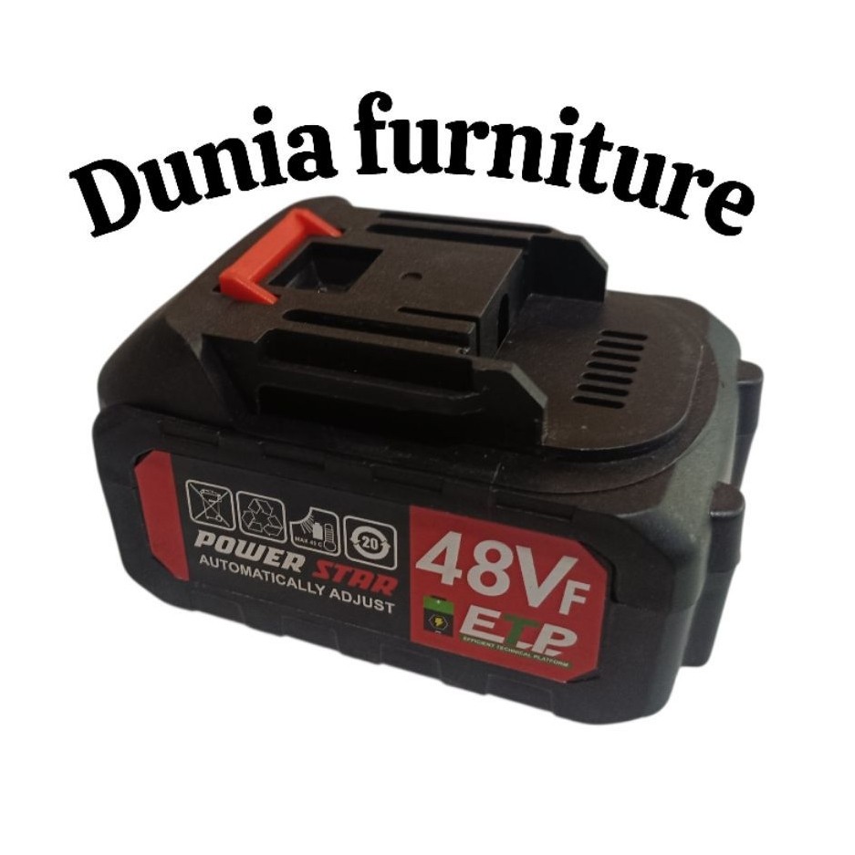 Baterai Cordless 48V - Kompatibel dengan JLD, Uchiha, Hyuga, Daya Tahan Lama/ Baterai impact wrench 