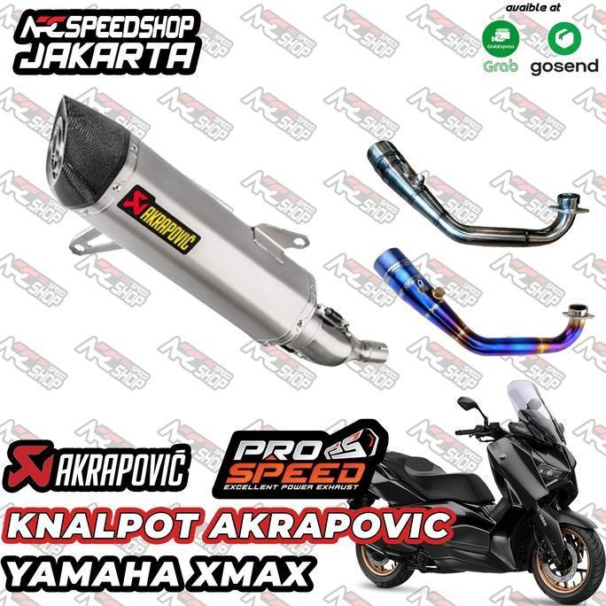 // KNALPOT AKRAPOVIC XMAX 250 SLIP ON ORIGINAL SLOVENIA //