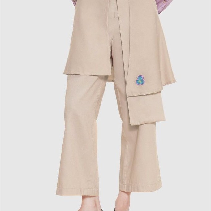 CALLA The Label Sienna Layered Pants Oat