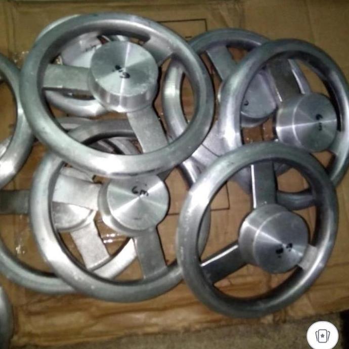 Pulley Setir Handle 6"Inch Alumunium