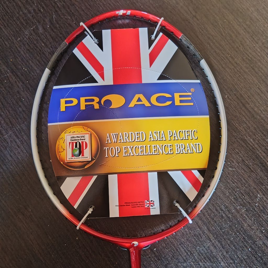 RAKET BADMINTON PRO ACE TI TITANIUM 9 ORIGINAL 3UG5 30LBS