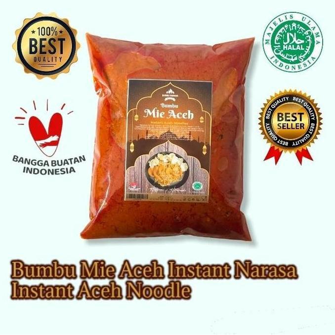 lukasparadise - baru bumbu mie aceh instant / instant aceh noodle seasoning kuah bumbu  bmm