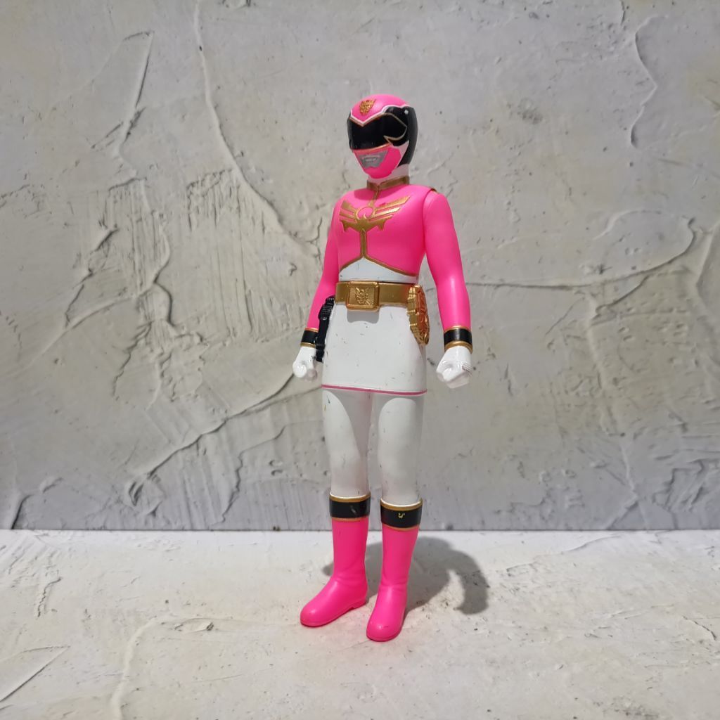 Sofubi Figure SHS Sentai Hero Series Goseiger Gosei Pink