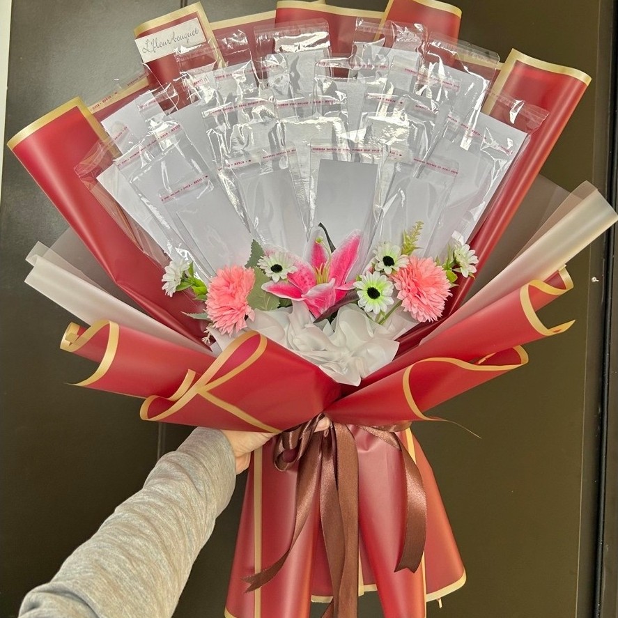 KERANGKA MONEY BOUQUET 50 LEMBAR