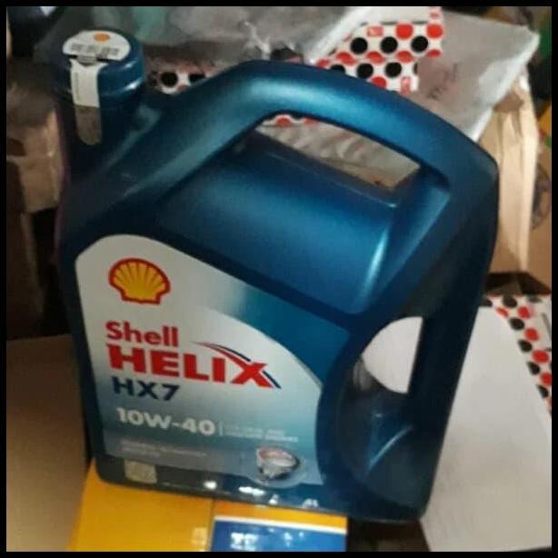 DISKON OLI SHELL HX7 10W-40 4 LITER