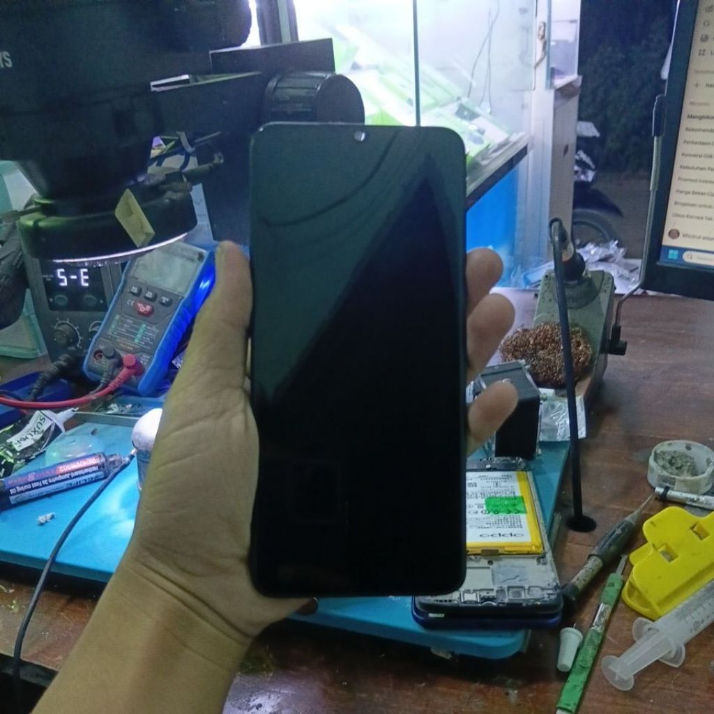 LCD ORIGINAL SAMSUNG A04 COPOTAN + FRAME MULUS