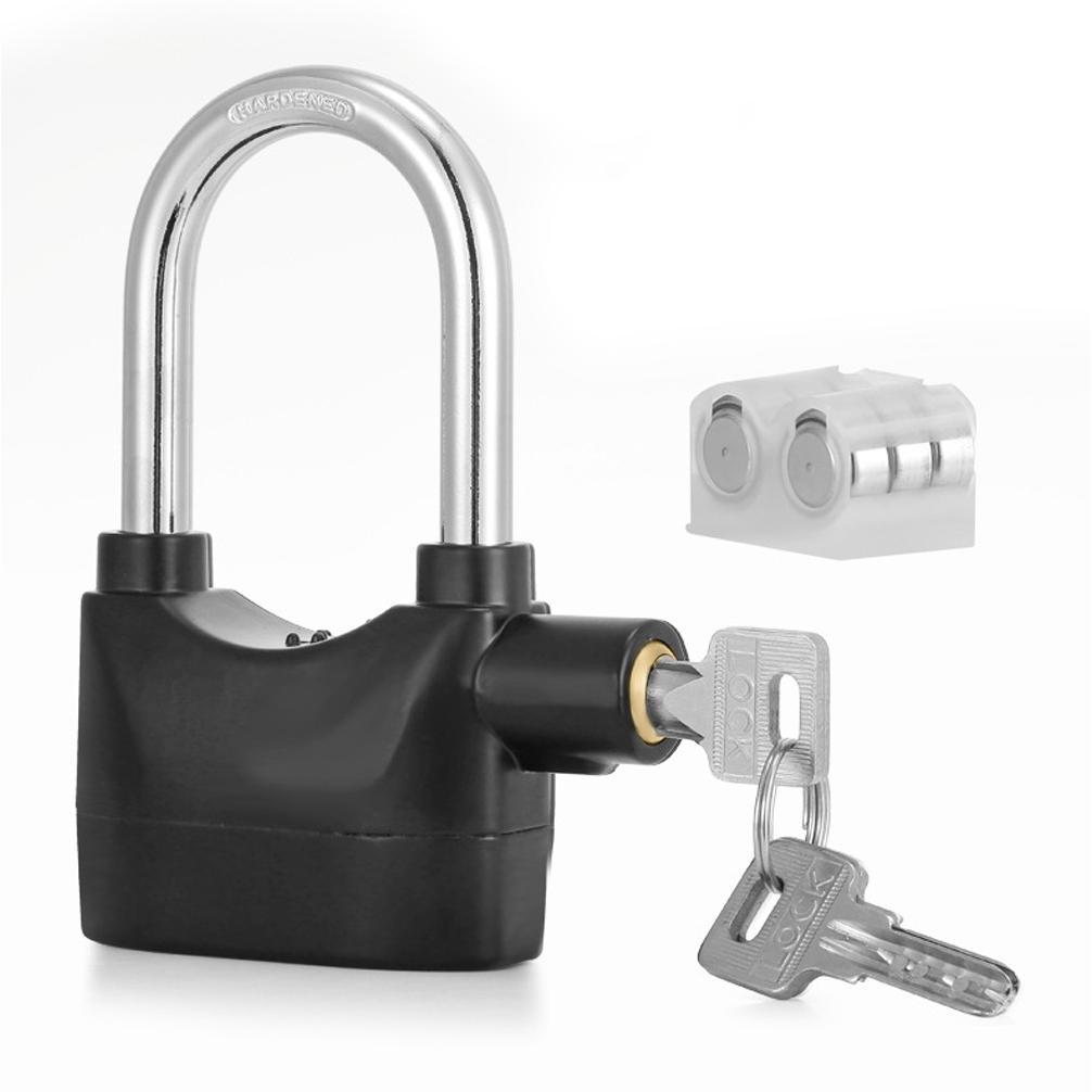 Gembok Alarm Kunci Gembok Anti Lock Pengunci Kendaraan Dan Pagar