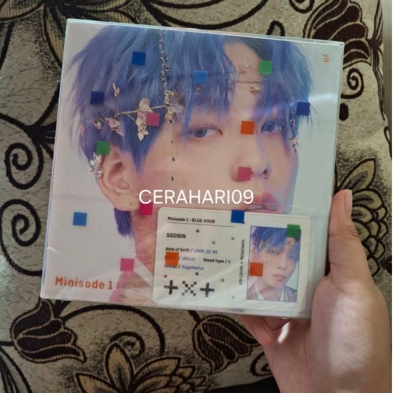 (Unsealed) Album TXT Minisode 1 Blue Hour VR Postcard Soobin Photocard Soobin