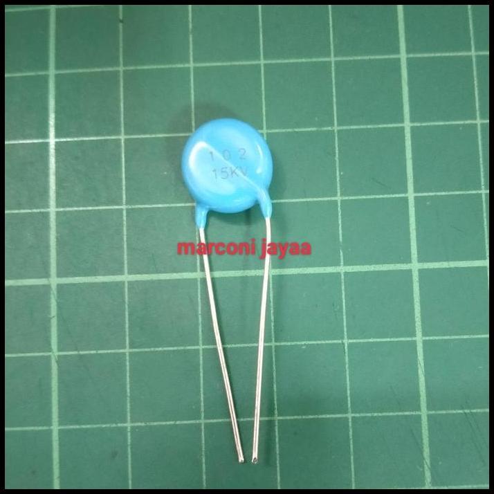 DISKON KAPASITOR KERAMIK 102 15KV 12MM 