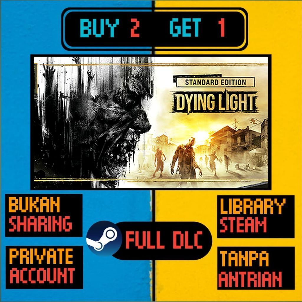 Dying Light Game Steam Private Beli 2 Gratis 1