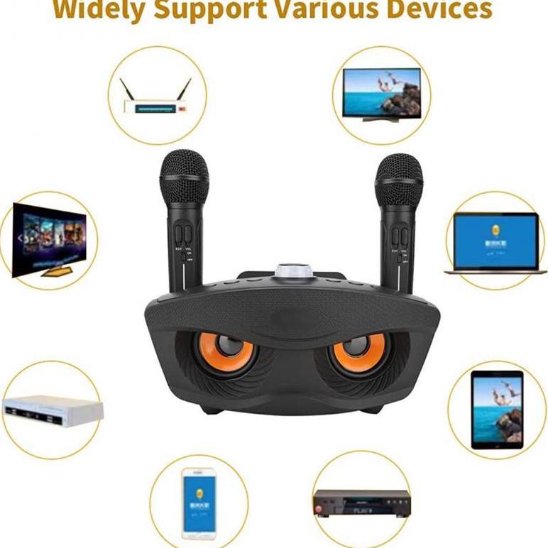 Terbaru Sdrd Sd 306 Sd 309 Wireless Mic Karaoke Dual Mikrofon Nirkabel Bluetooth