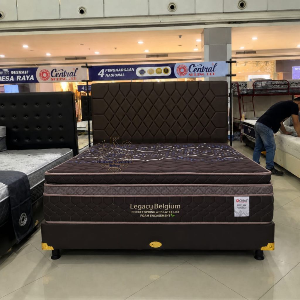 Legacy Belgium Latex Central Springbed – Pocket Spring 37cm | Kasur Premium Lampung