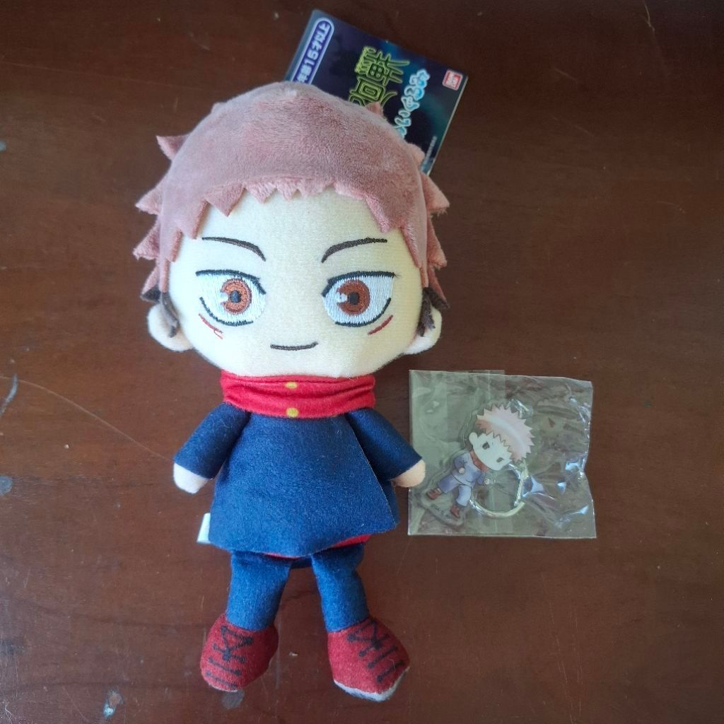 Doll Plushie Boneka Nuigurumi Bandai Itadori Yuji Anime Jujutsu Kaisen