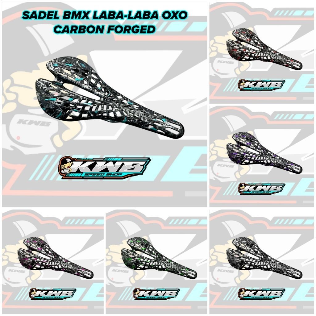 Sadel Jok Sepeda Laba-Laba Spider Oxo Carbon Forged Sadel Sepeda Bmx Balap Freestyle Carbon