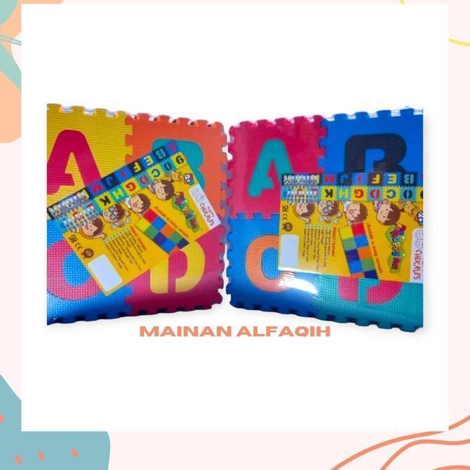 (Best) Mainan kreatifitas anak / Puzzle Lantai / Evamat Huruf dan Angka / Matras Anak / Alas Lantai 