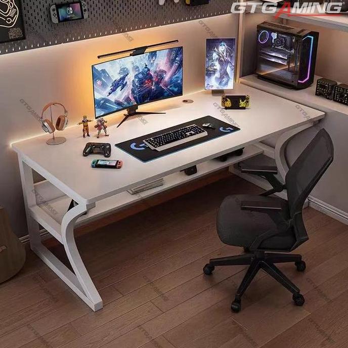 GTGAMING Meja Komputer / Meja Gaming / meja komputer serat karbon/ Meja Komputer 120cm / Meja Komput