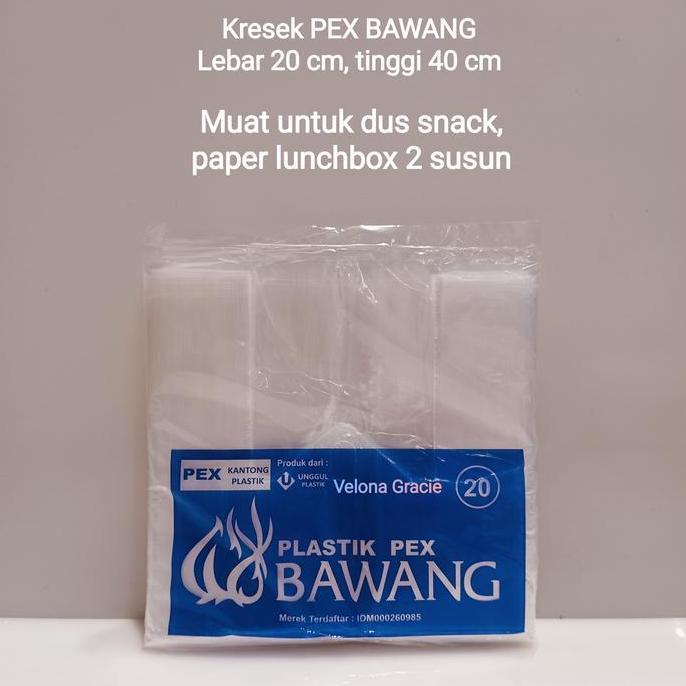 Enrolar - Pex Bawang 20X40 Kresek Kantong Pe Bening 20 X 40