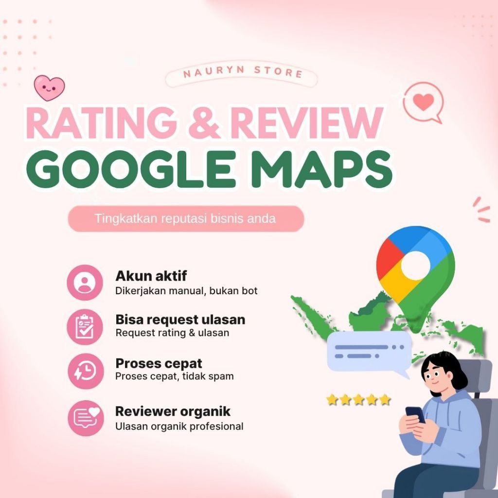 Rating & Review Ulasan Google Maps Bisnis