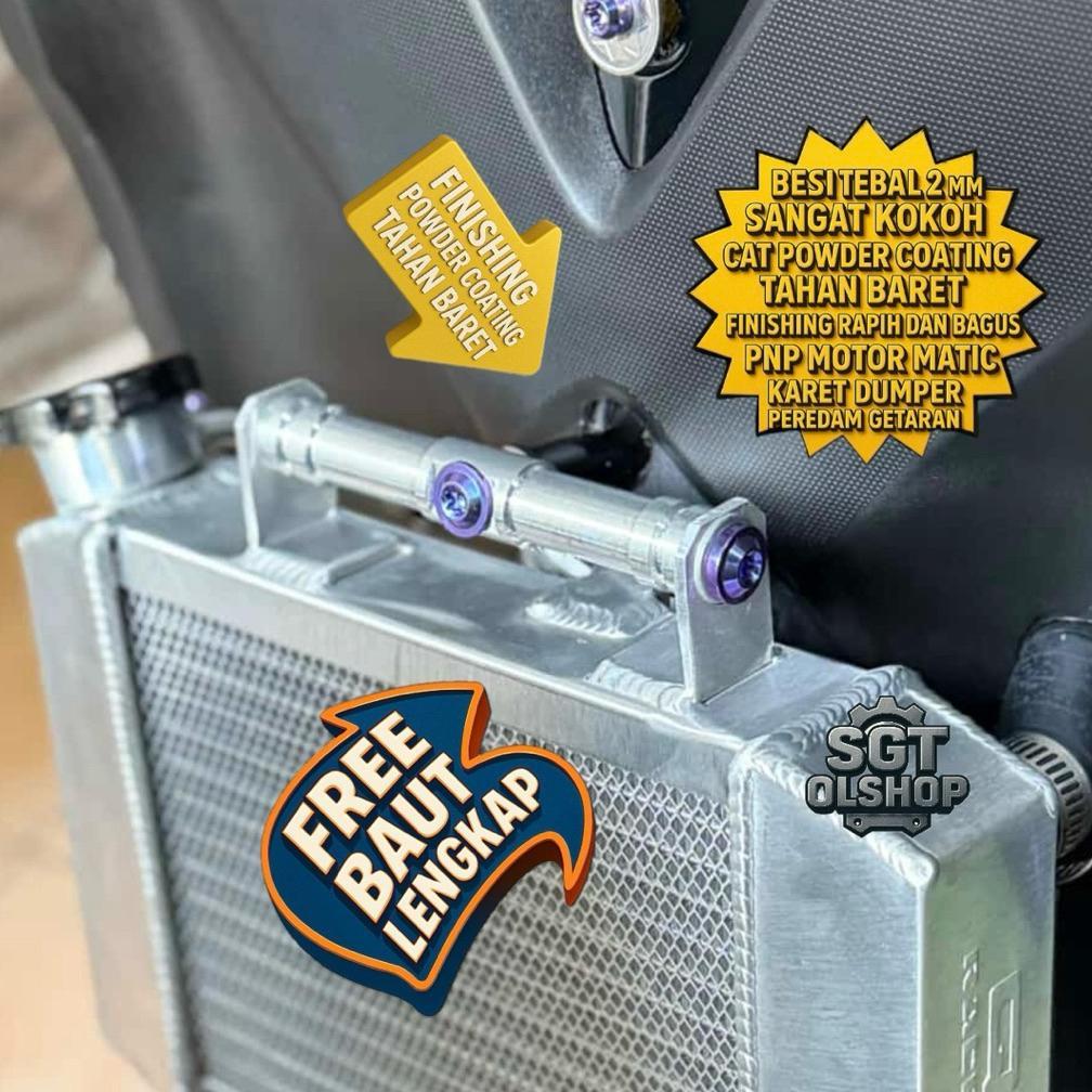 VELQENCOLLCET BRACKET RADIATOR GSX MX KING MX OLD UNIVERSAL MATIC ORIGINAL